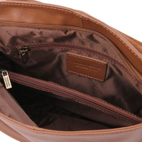 TL Bag - Soft leather shoulder bag with tassel detail
